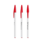 Bolígrafo de plástico con capuchón clásico y escritura azul Style BIC® color rojo