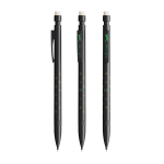 Portaminas de plástico recargable con goma y 2 minas incluidas de 0,7mm BIC® color negro