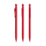 Portaminas de plástico recargable con goma y 2 minas incluidas de 0,7mm BIC® color rojo