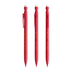 Portaminas de plástico recargable con goma y 2 minas incluidas de 0,7mm BIC® color rojo