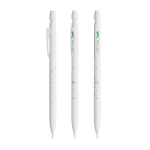 Portaminas de plástico recargable con goma y 2 minas incluidas de 0,7mm BIC® color blanco