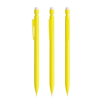 Portaminas de plástico recargable con goma y 2 minas incluidas de 0,7mm BIC® color amarillo