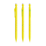 Portaminas de plástico recargable con goma y 2 minas incluidas de 0,7mm BIC® color amarillo