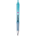 Bolígrafo de plástico retráctil con tinta negra Intensity® Gel Clic BIC® color azul claro transparente