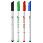 Rotulador borrable de plástico hecho en UE de tinta fina negra BIC® vista trasera