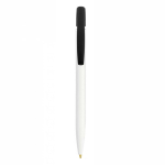Bolígrafo con cuerpo 100% biodegradable con tinta azul BIC® color blanco