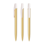 Bolígrafo de plástico de colores brillantes y escritura negra BIC® color dorado