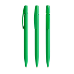 Bolígrafo de plástico con clip personalizable y tinta azul BIC® color verde tropical