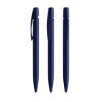 Bolígrafo de plástico con clip personalizable y tinta azul BIC® color azul marino