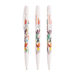 Bolígrafo de plástico con clip personalizable y tinta azul BIC®