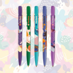 Bolígrafo de plástico con clip personalizable y tinta azul BIC®
