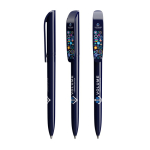 Bolígrafo de plástico con clip ancho y escritura azul BIC®