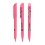 Bolígrafo de plástico con clip ancho y escritura azul BIC®