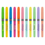 Subrayador de plástico con grip de goma y varios colores Brite Liner® BIC® vista trasera