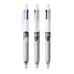 Bolígrafo de plástico multifunción con 3 tintas y portaminas BIC® color blanco/gris