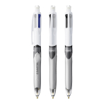 Bolígrafo de plástico multifunción con 3 tintas y portaminas BIC® color blanco/gris