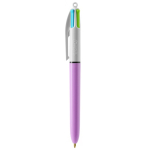 Bolígrafo de plástico con tinta de 4 colores novedosos BIC® color rosa pastel