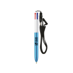 Bolígrafo de plástico acabado metálico y tinta de 4 colores Shine BIC® vista principal