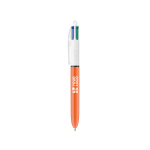 Bolígrafo de plástico con escritura fina 0,8mm y 4 tinta de colores BIC® vista principal