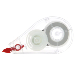 Cinta correctora de plástico compacta con aplicación precisa de 6M BIC® color transparente