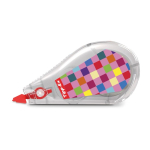 Cinta correctora de plástico compacta con aplicación precisa de 6M BIC® color transparente