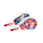 Cinta correctora de plástico compacta con aplicación precisa de 6M BIC®