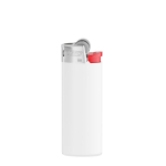 Mechero de plástico compacto con seguridad infantil BIC® J25 color blanco