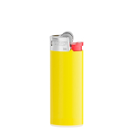 Mechero de plástico compacto con seguridad infantil BIC® J25 color amarillo