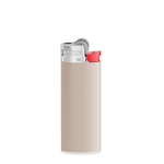 Mechero de plástico compacto con seguridad infantil BIC® J25 color gris claro