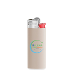 Mechero de plástico compacto con seguridad infantil BIC® J25 color gris claro