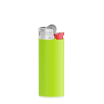 Mechero de plástico compacto con seguridad infantil BIC® J25 color verde lima