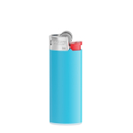 Mechero de plástico compacto con seguridad infantil BIC® J25 color azul cian