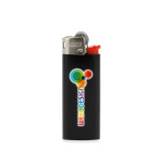 Mechero de plástico compacto con seguridad infantil BIC® J25 vista trasera