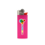 Mechero de plástico compacto con seguridad infantil BIC® J25 vista trasera