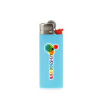 Mechero de plástico compacto con seguridad infantil BIC® J25 vista trasera