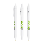 Bolígrafo de plástico perfil ancho con escritura azul Wide Body BIC® color blanco