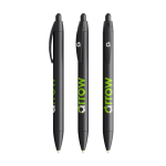 Bolígrafo de plástico de clic con perfil ancho y tinta negra Wide Body BIC® color negro