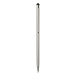 Bolígrafo metálico multifunción con stylus táctil y tinta azul BIC® color plateado