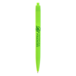 Bolígrafo de plástico con mecanismo retráctil y escritura azul BIC® color verde lima