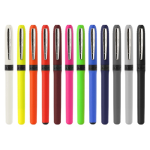 Roller de plástico con agarre ergonómico y tinta negra Grip Roller BIC® vista trasera