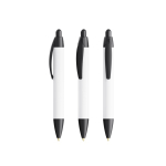 Bolígrafo de plástico con impresión 360º y tinta azul Wide Body Mini BIC® color negro