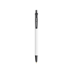 Bolígrafo de plástico reciclado con amplia impresión y tinta negra BIC®