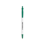 Bolígrafo de plástico reciclado con amplia impresión y tinta negra BIC® vista principal