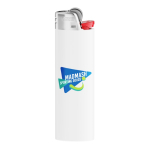 Mechero de plástico con gran seguridad y durabilidad BIC® J26 color blanco