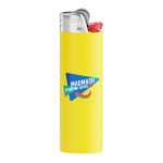 Mechero de plástico con gran seguridad y durabilidad BIC® J26 color amarillo