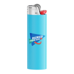 Mechero de plástico con gran seguridad y durabilidad BIC® J26 color azul cian