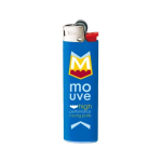 Mechero de plástico con diseño fino y llama estable BIC® J23 color azul