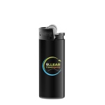 Mechero negro de plástico tamaño pequeño con seguro infantil BIC® J25 color negro