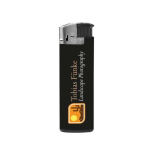 Mechero de plástico de fácil encendido por ignición BIC® J38 color negro vista trasera