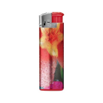 Mechero de plástico de fácil encendido por ignición BIC® J38 color rojo vista trasera
